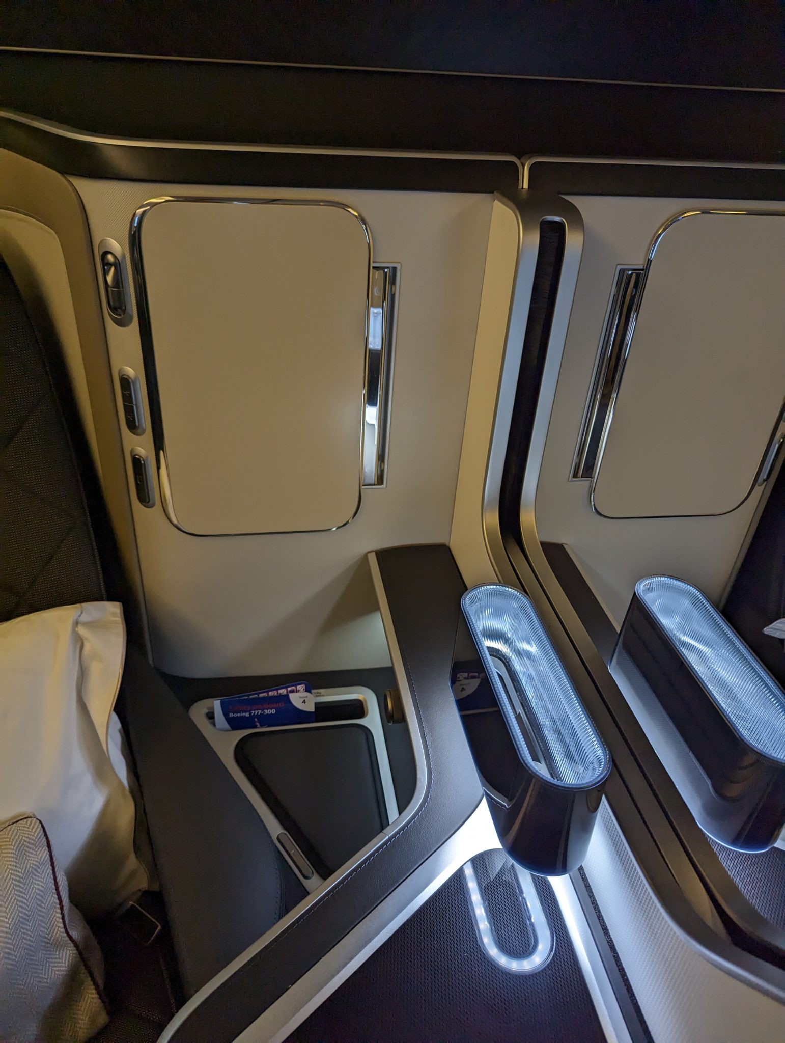 a close up of a seat