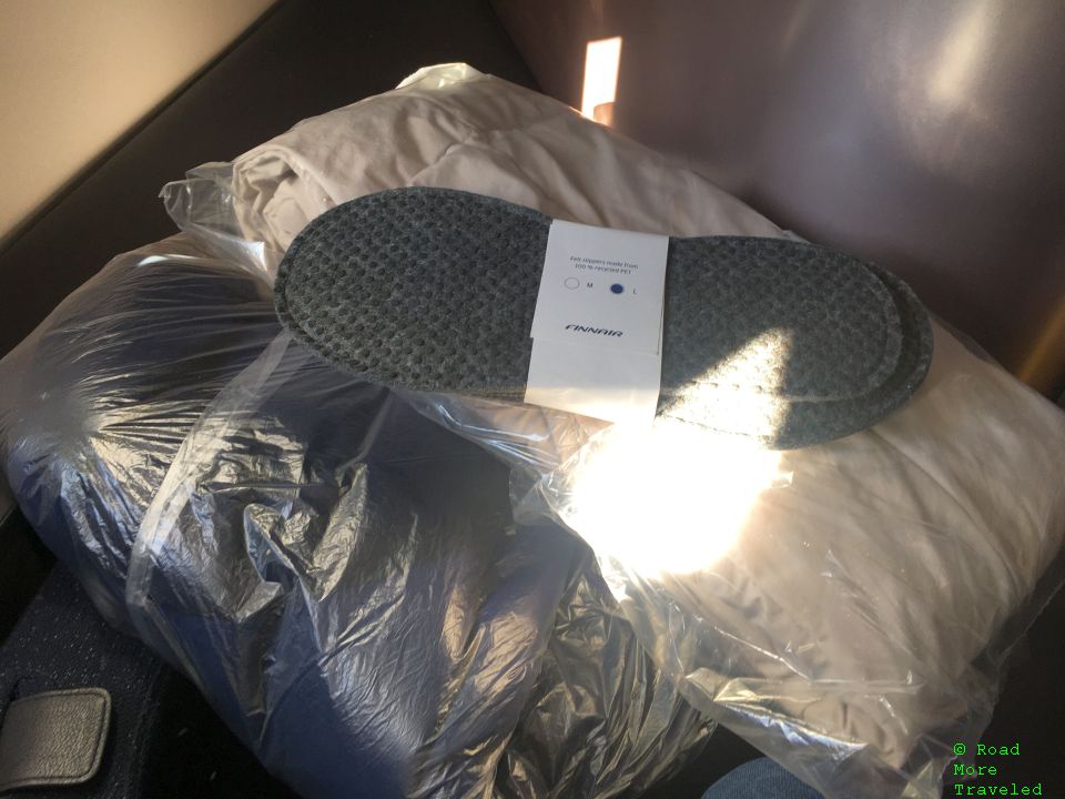 Finnair Air Lounge blanket and mattress pad