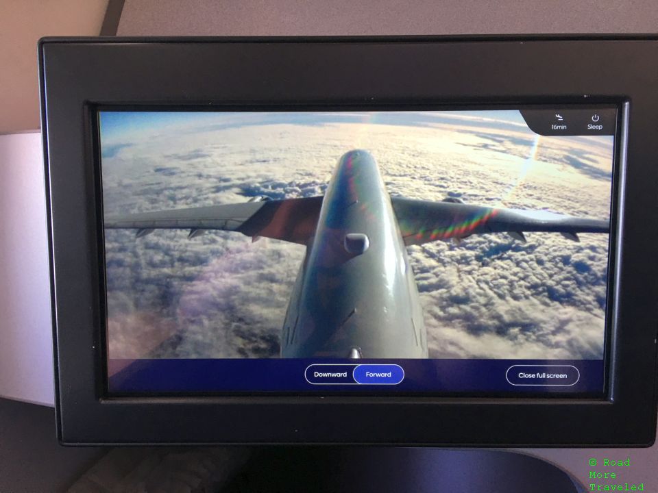 Finnair A350-900 tail camera - view of Gulf of Bothnia