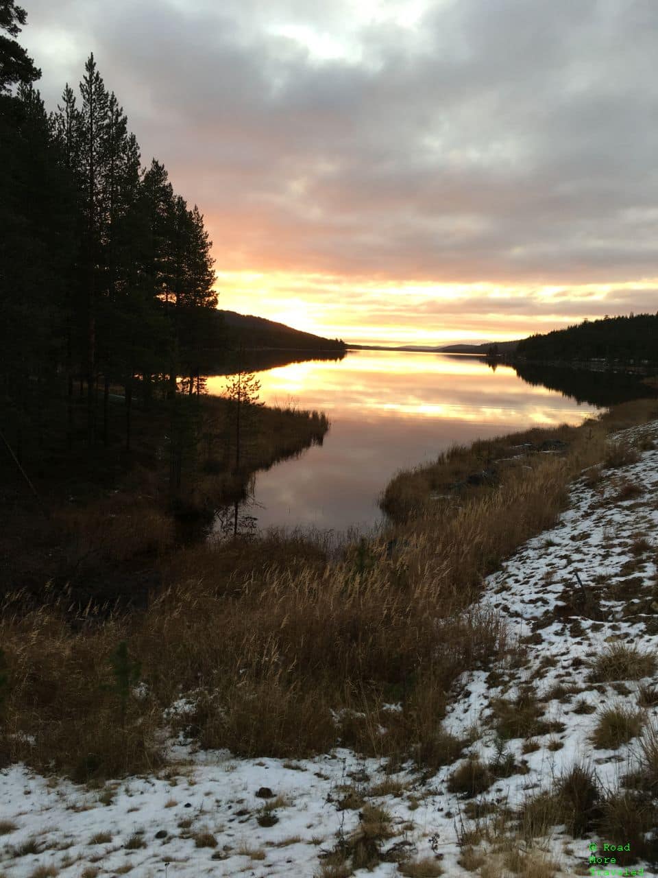 E-75 highway near Ivalo, Finland