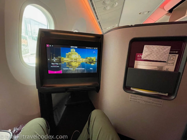 a screen on a plane