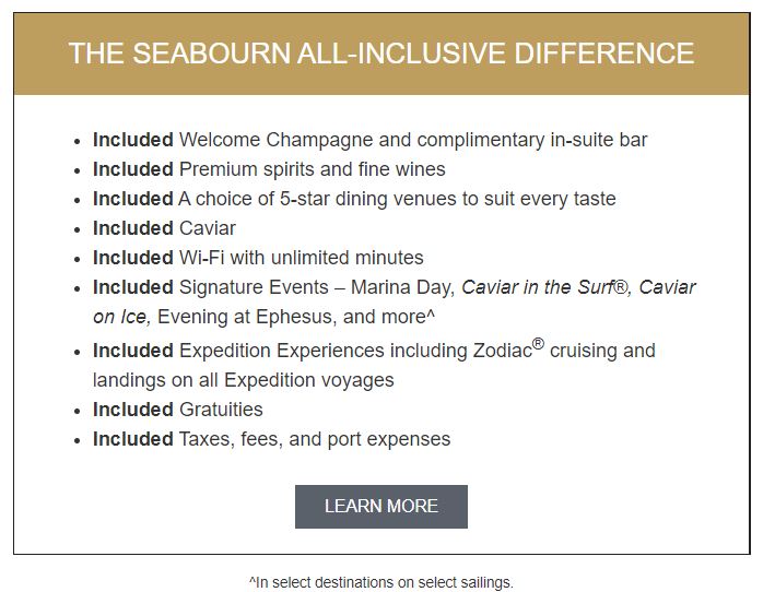 seabourn cruise sale