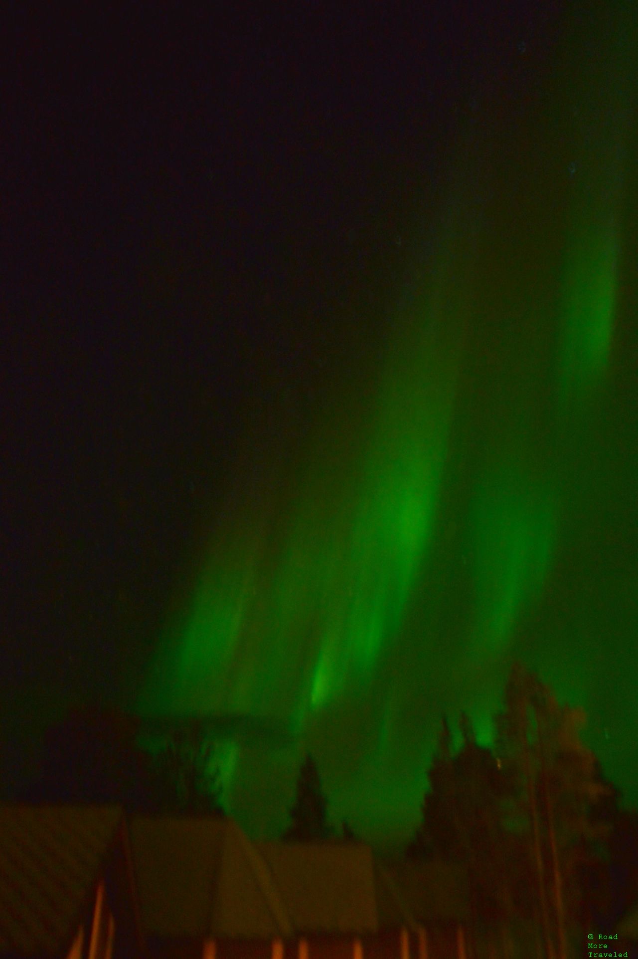 Northern lights over Inari