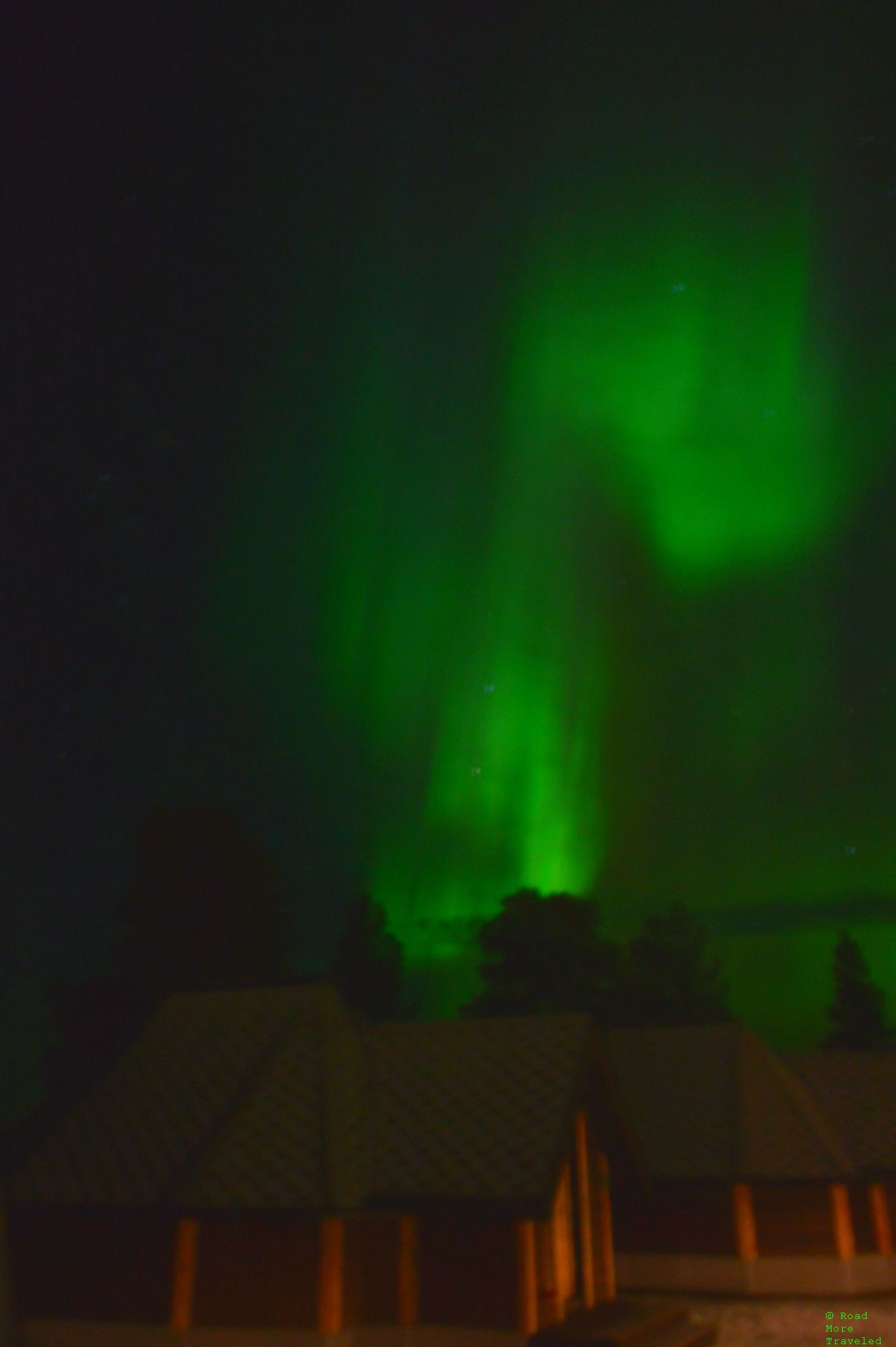 Aurora chasing in Finnish Lapland - fire in the sky over Inari