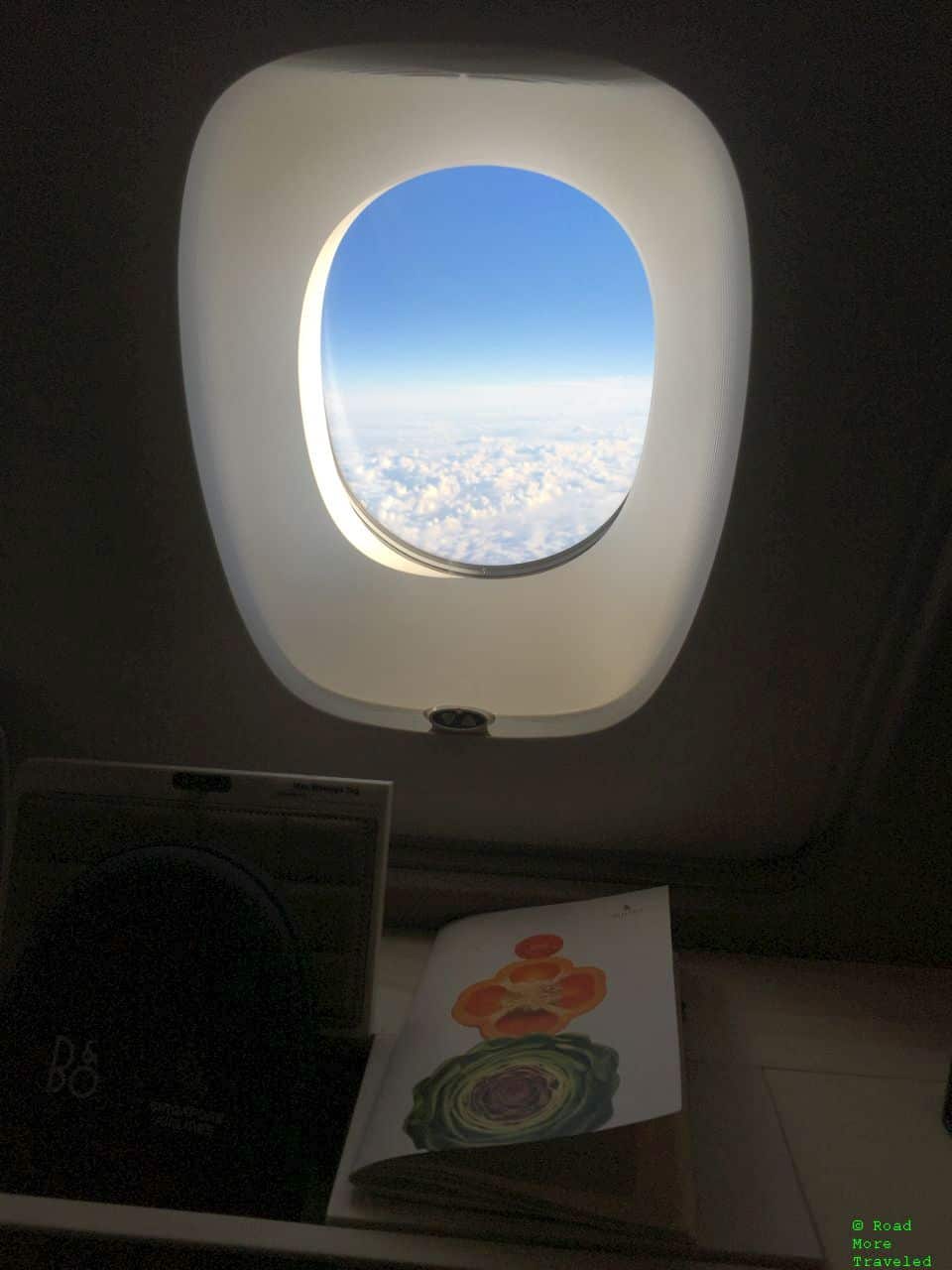 SQ A380 Suites window