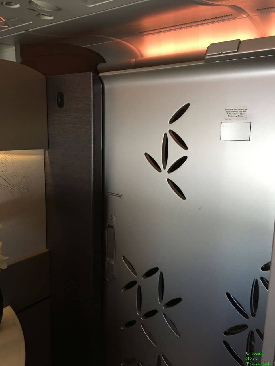 SQ A380 suites door