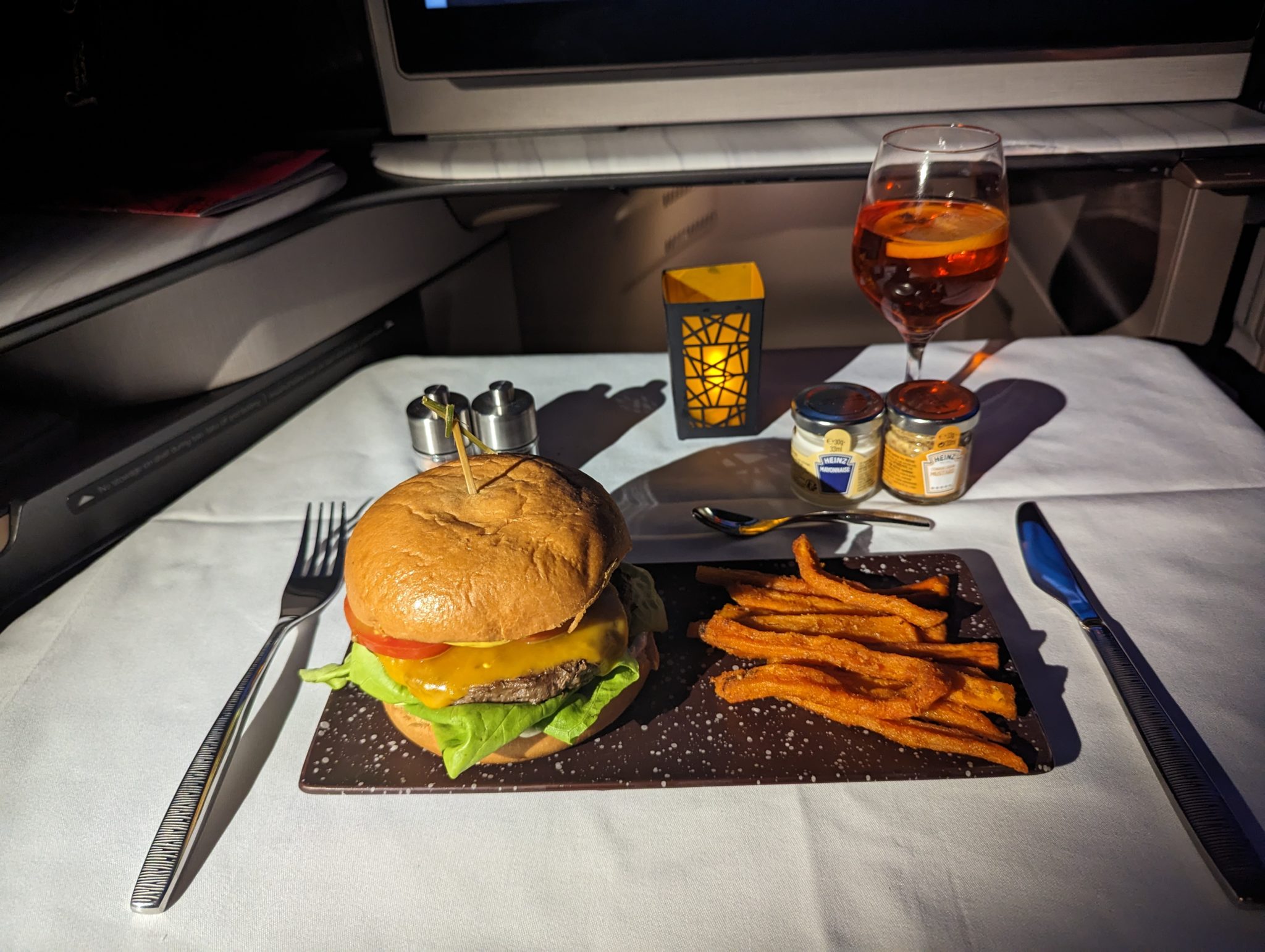 Qatar Airways Terrible Business Class World Cup Menu