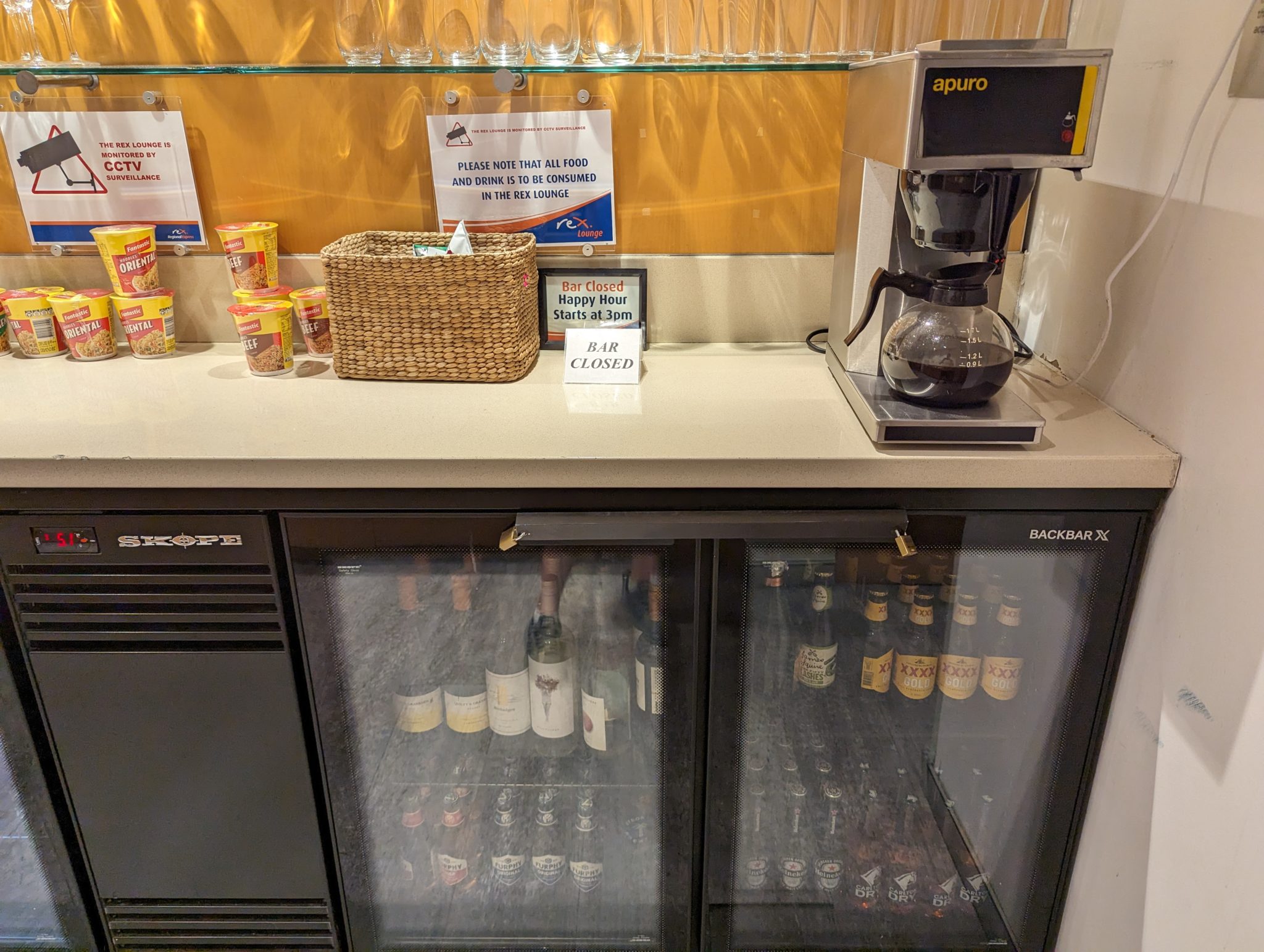 a coffee machine on a counter