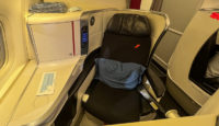 a seat in a plane