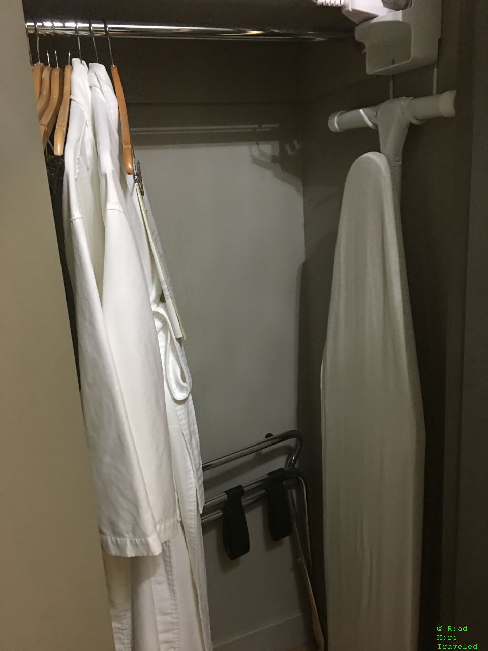 Sheraton Four Points YYZ - closet and ironing board