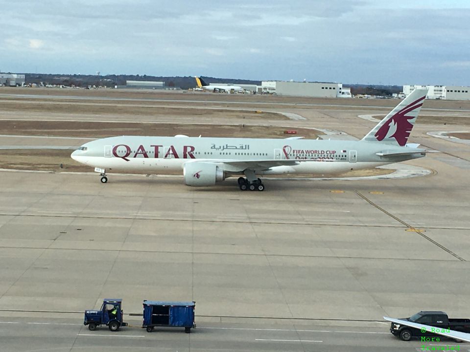 Avgeek Father and Son Day - QR 777 at DFW