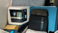 a seat in a plane