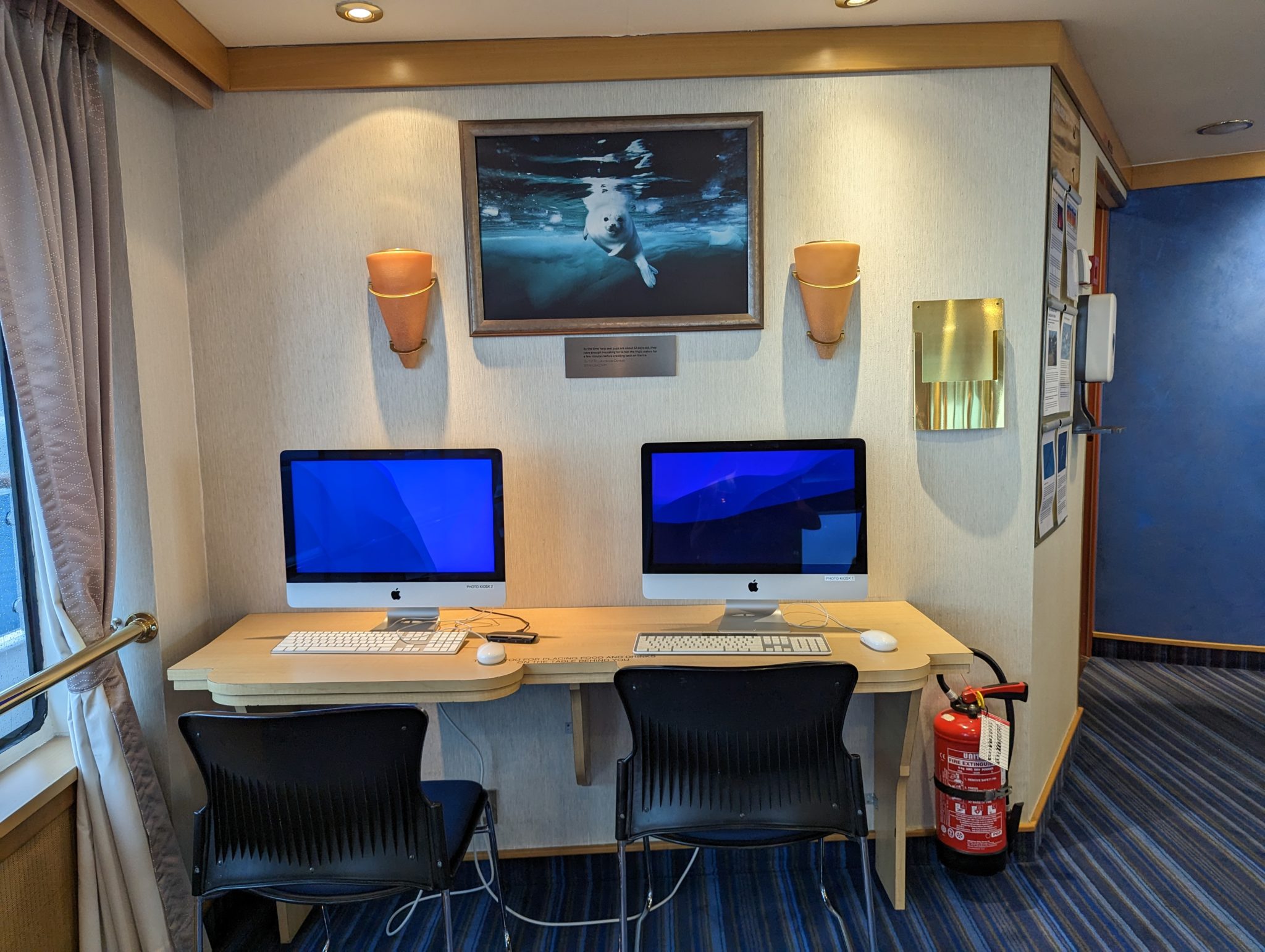 a computer on a desk