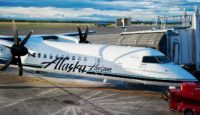 a plane on the runway