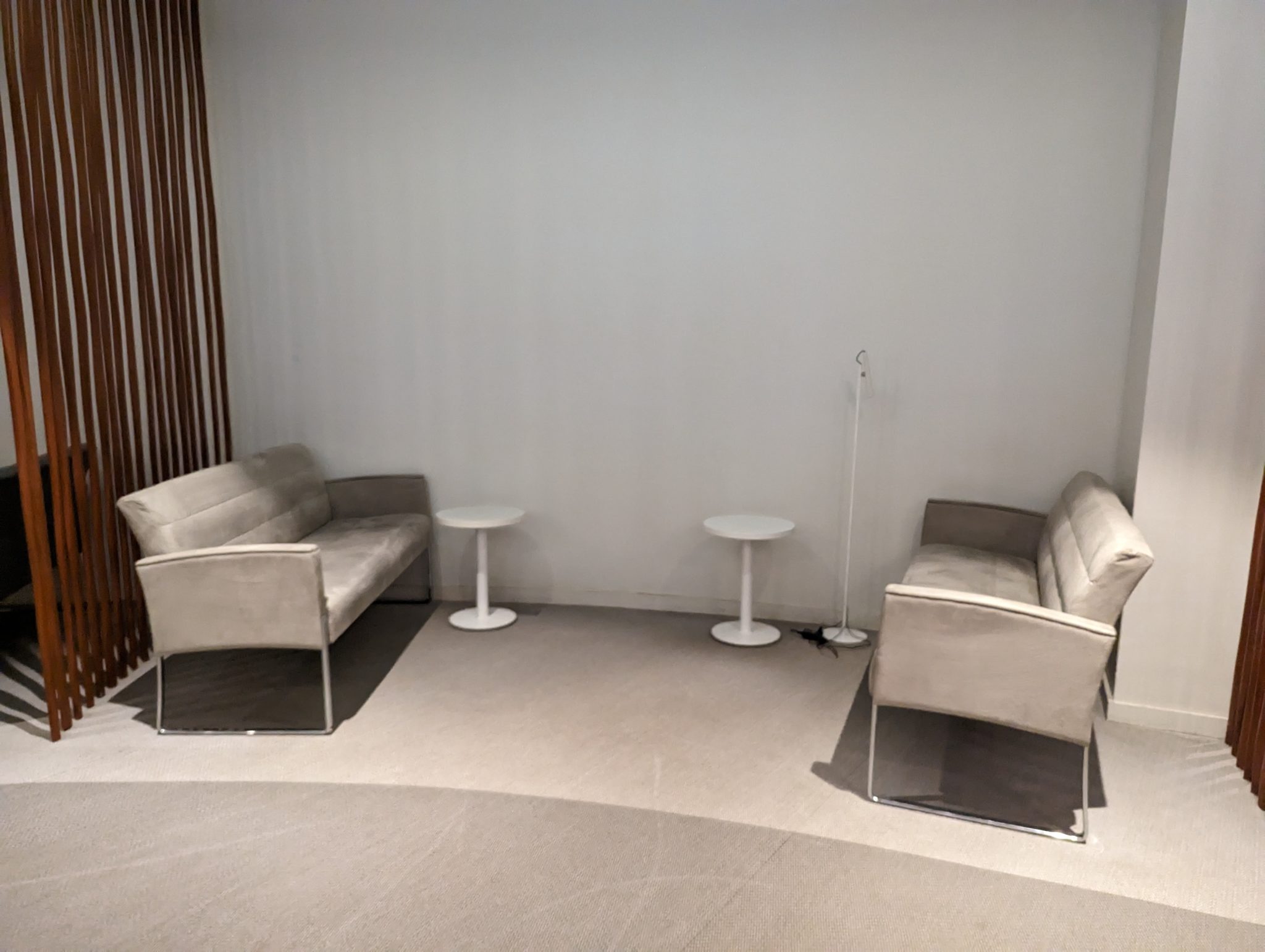 a room with couches and a table