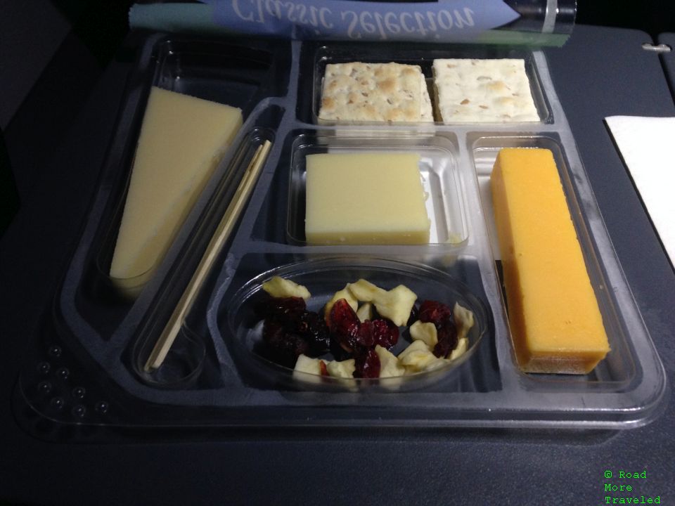 Spirit Airlines cheese tray
