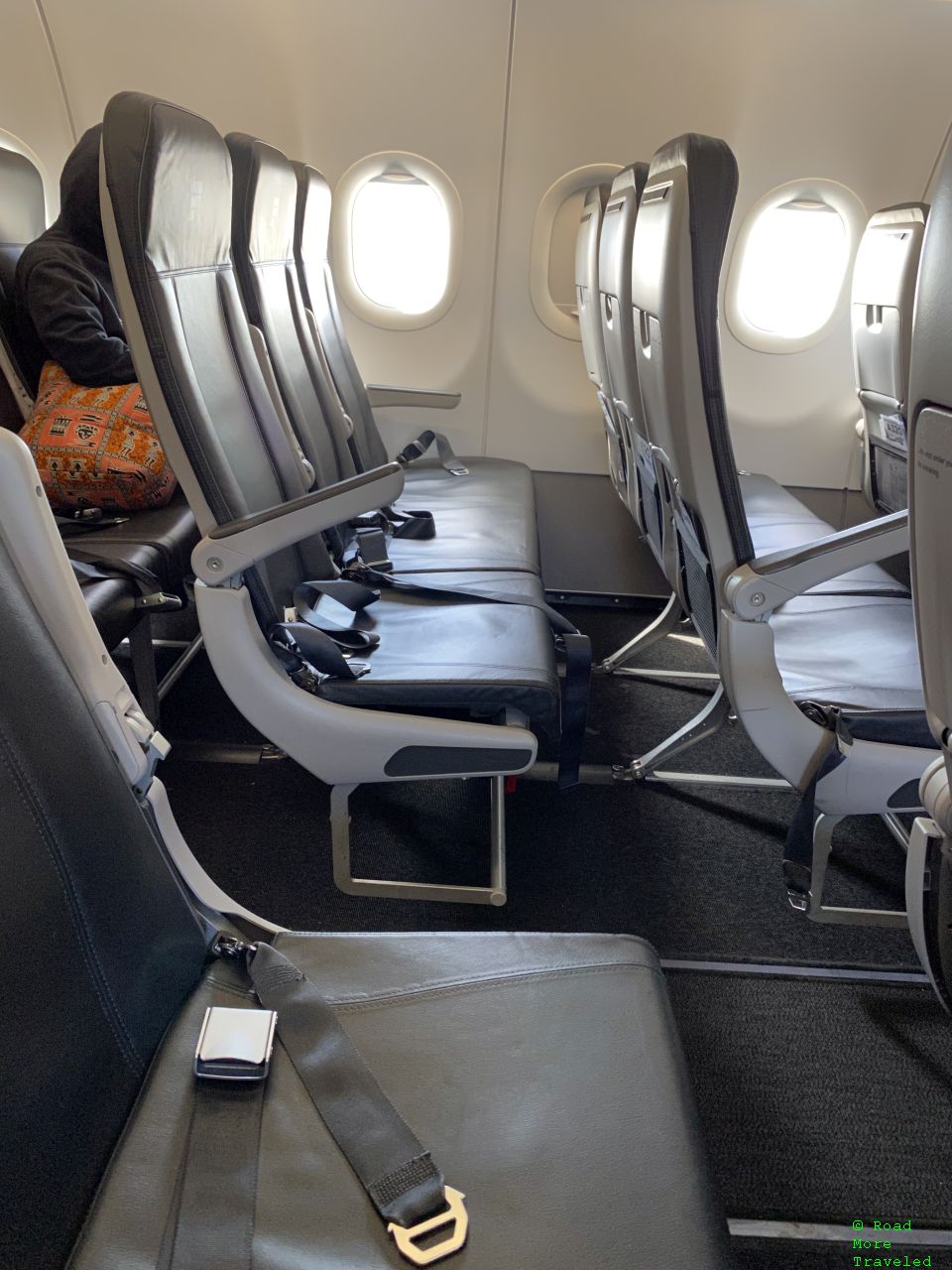 Frontier Airlines empty row