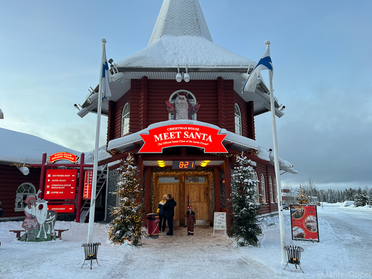 a building with snow on the ground