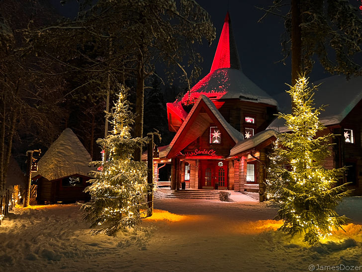 a building with a red light on it