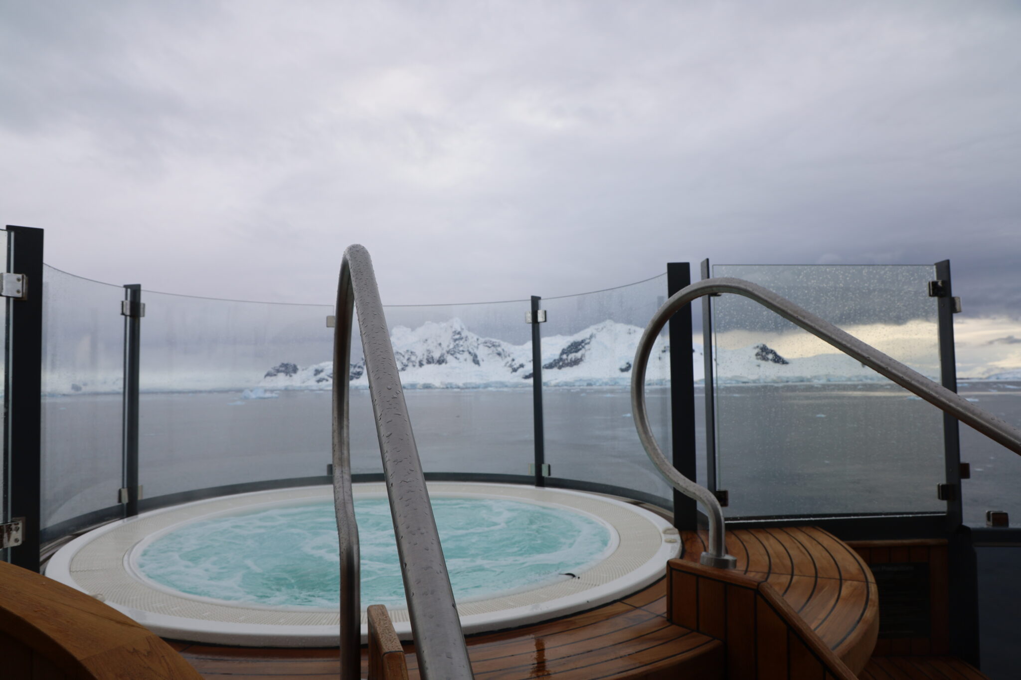 cruise hot tub Antarctica