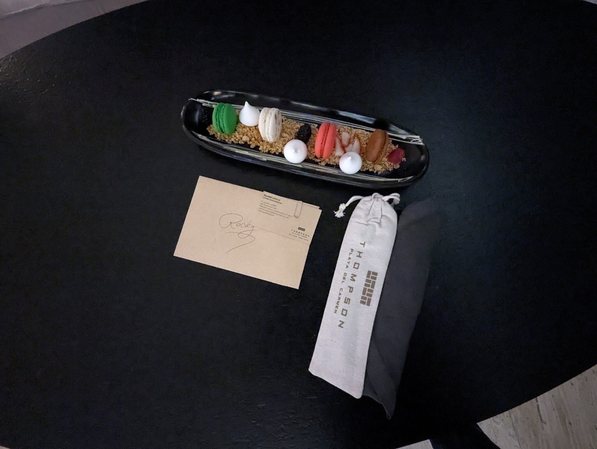 a plate of food on a table
