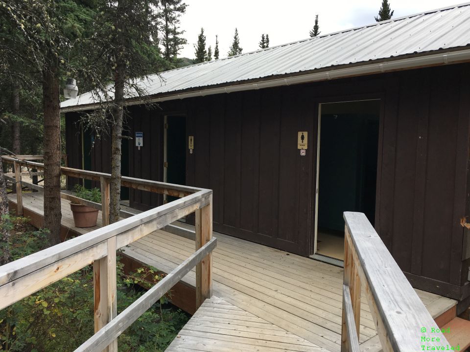 Denali Grizzly Bear Resort, Denali Park, Alaska - campground restrooms