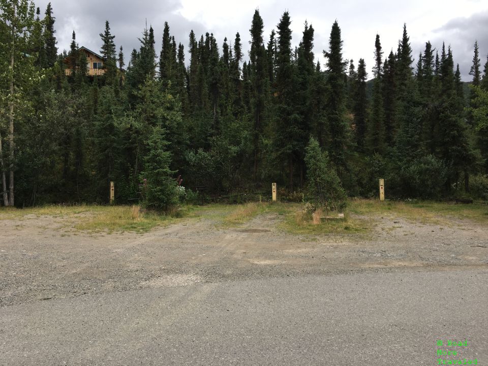 RV campground at Denali Grizzly Bear Resort, Denali Park, Alaska