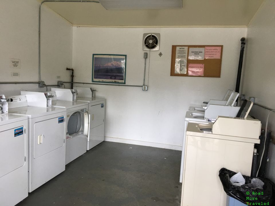 Denali Grizzly Bear Resort, Denali Park, Alaska - guest laundry