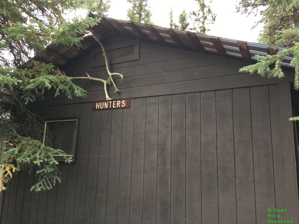 Back of Hunter cabin
