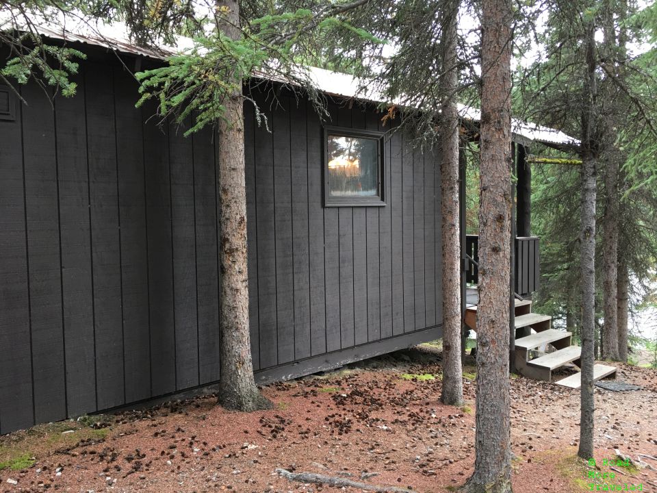 Hunter cabin entrance