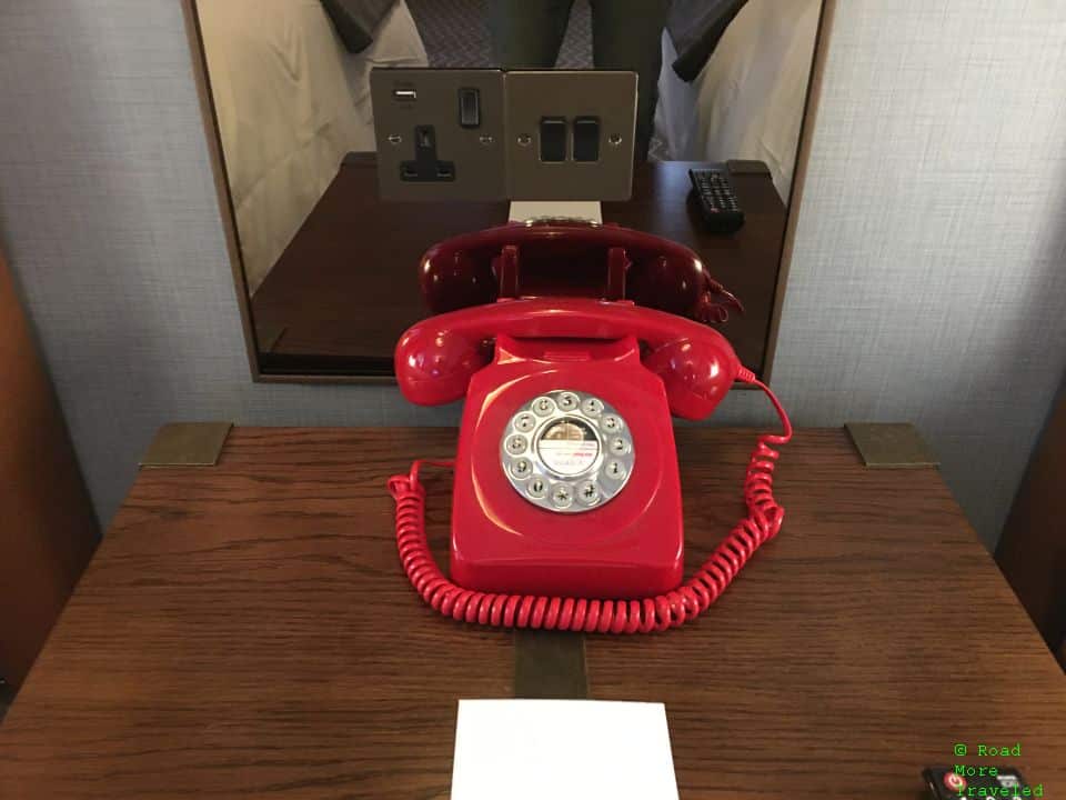 Antique rotary phone at Kimpton Clocktower