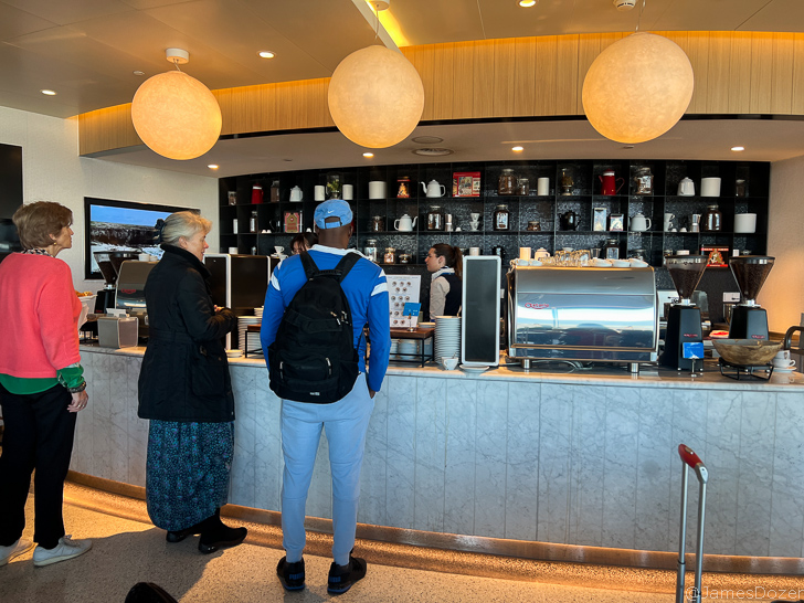 people standing in front of a counter