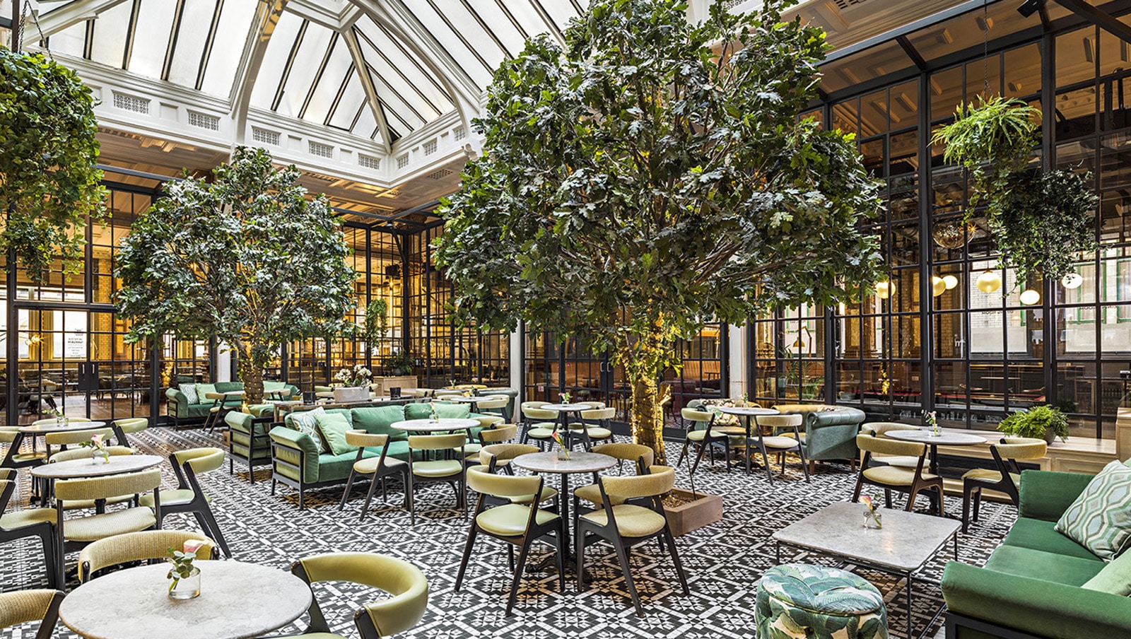 Winter Garden at the Kimpton Clocktower Hotel Manchester