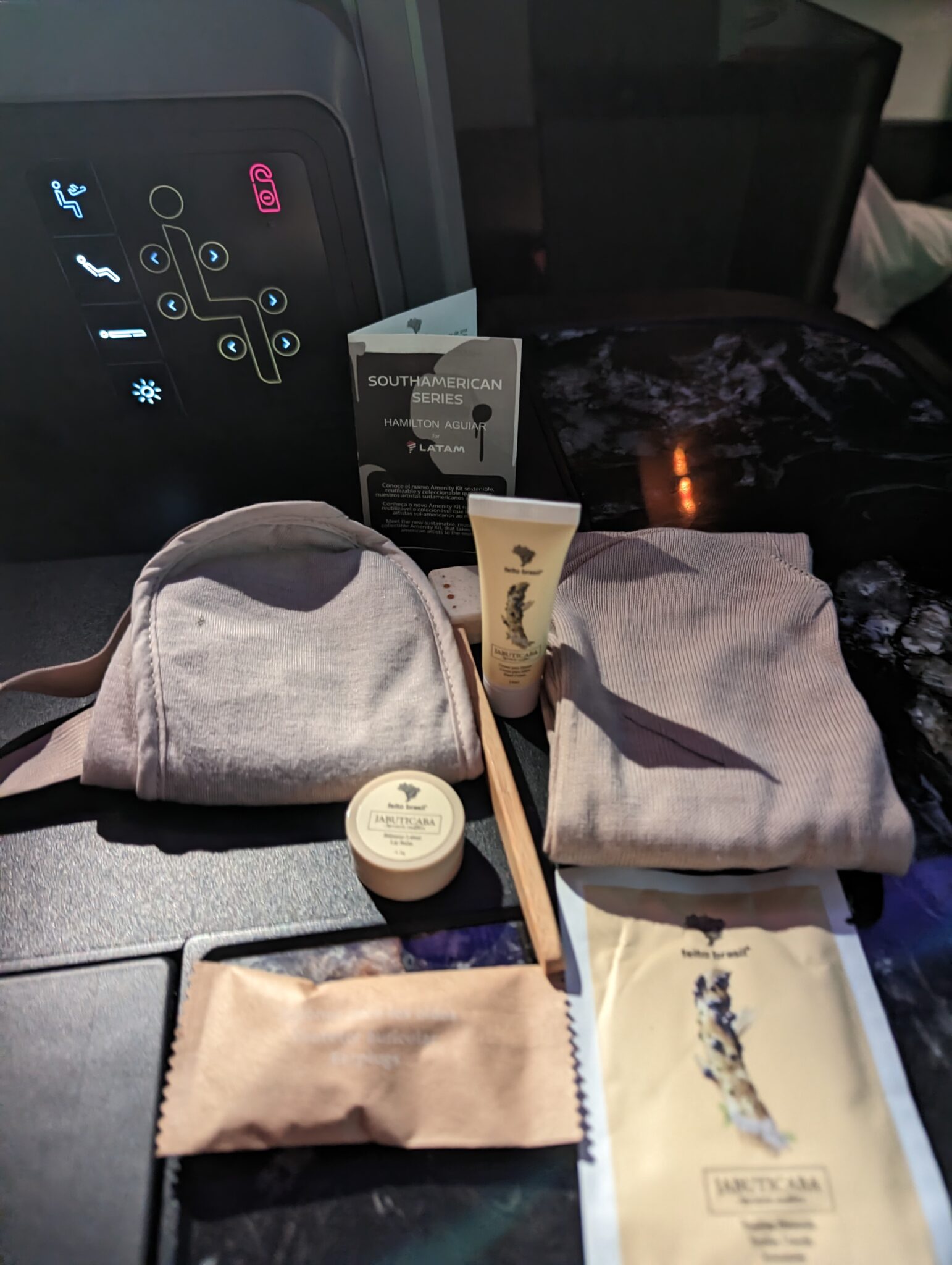 a group of items on a table
