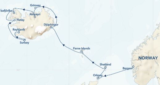 a map of the faroe islands