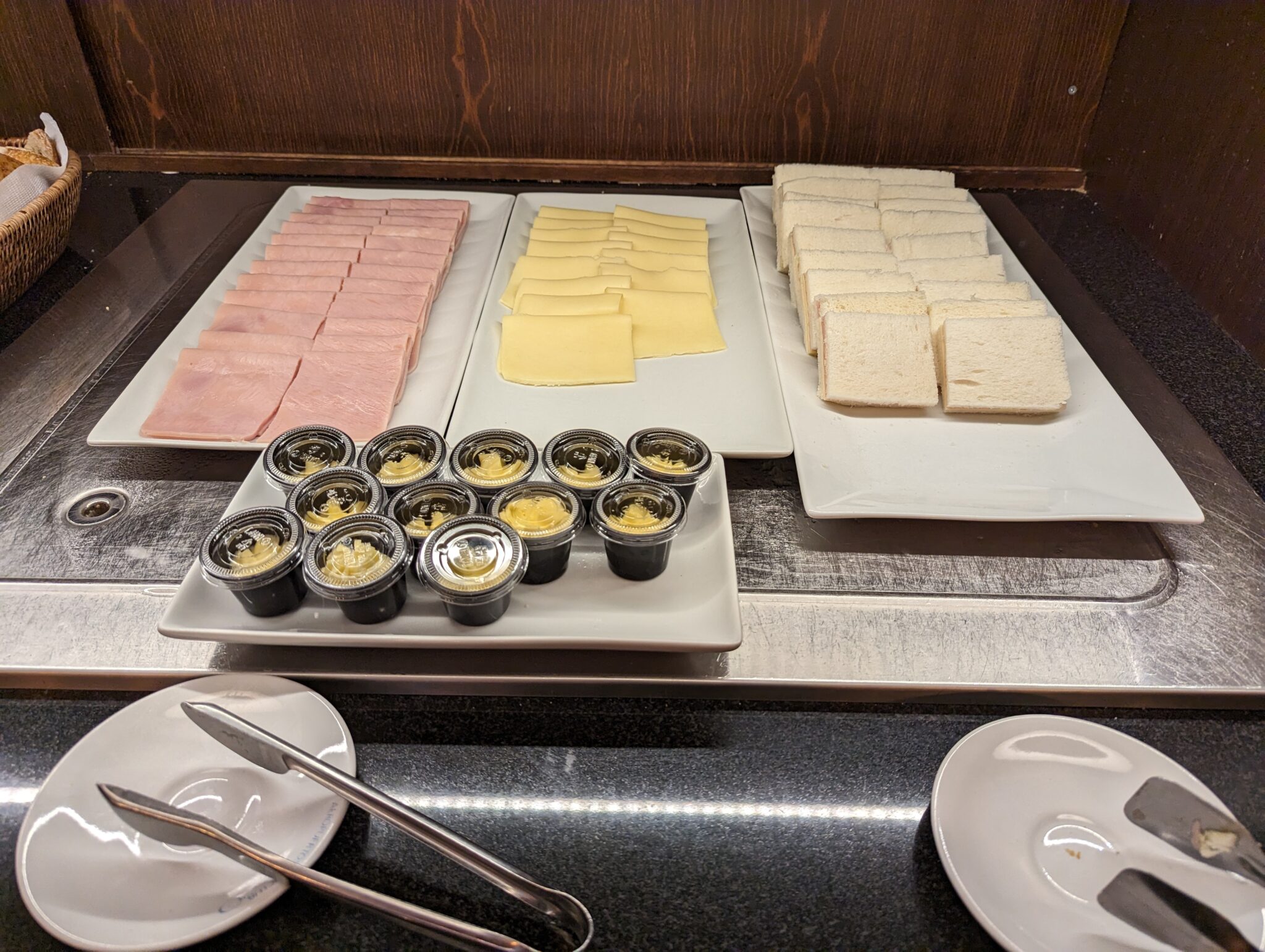 a tray of food on a table