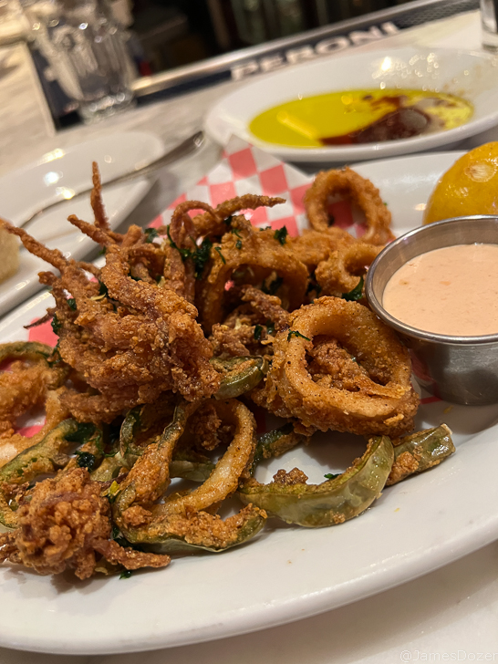 a plate of fried food