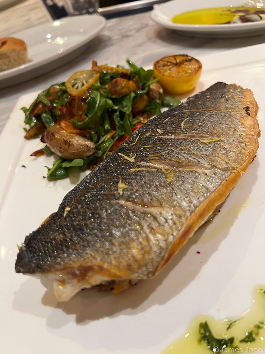 a fish on a plate