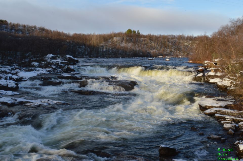 Nordic road trip to the Arctic Ocean - Neiden Falls, Norway