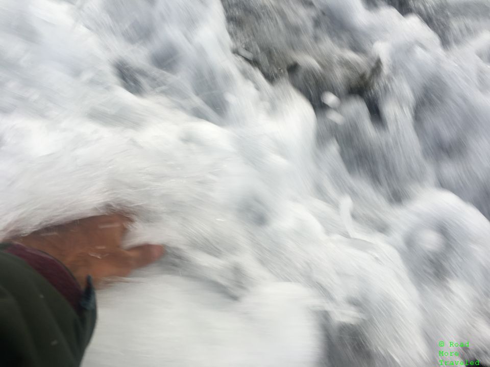 Sticking my hand in the Arctic Ocean