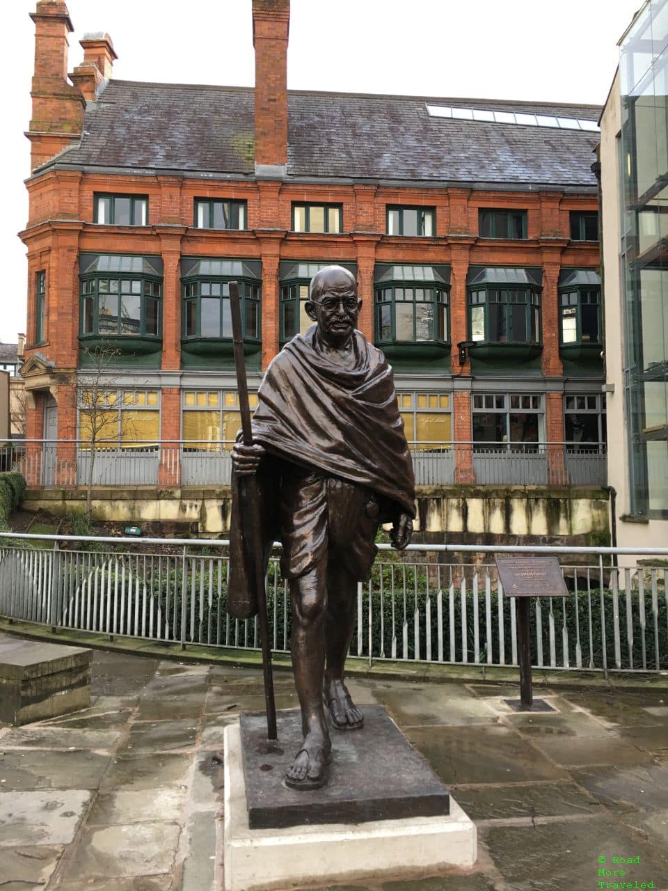 Gandhi statue in Manchester