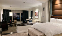 a room with a bed and a couch