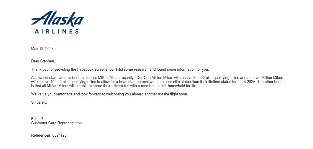 a email with a blue and white text