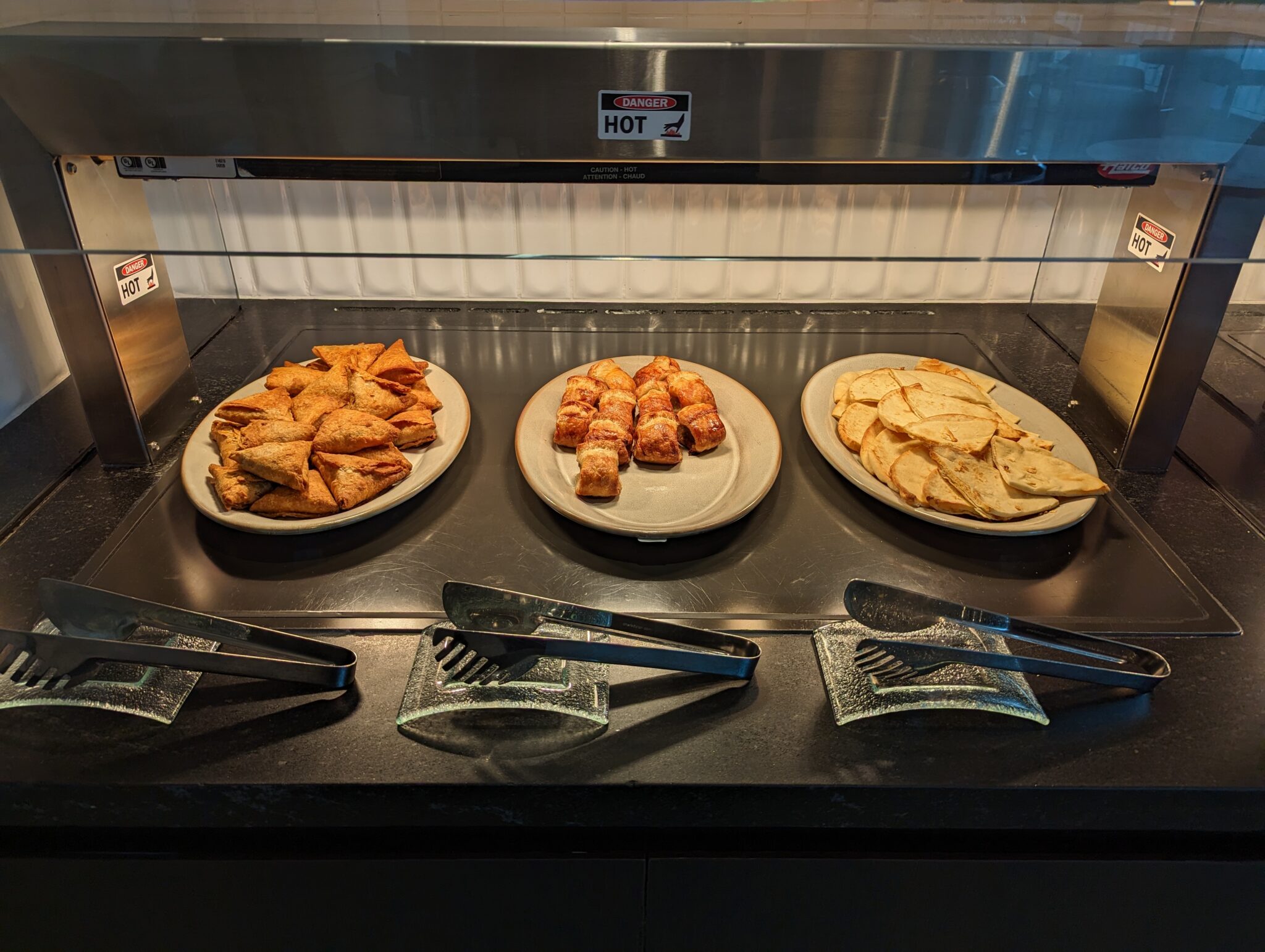 a plate of food on a counter