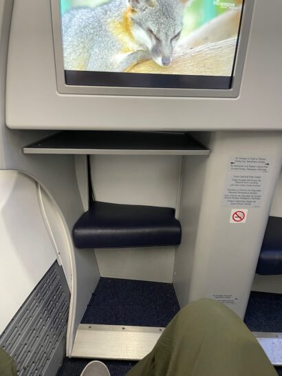 a screen on a plane