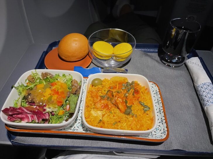 food on a tray on a tray