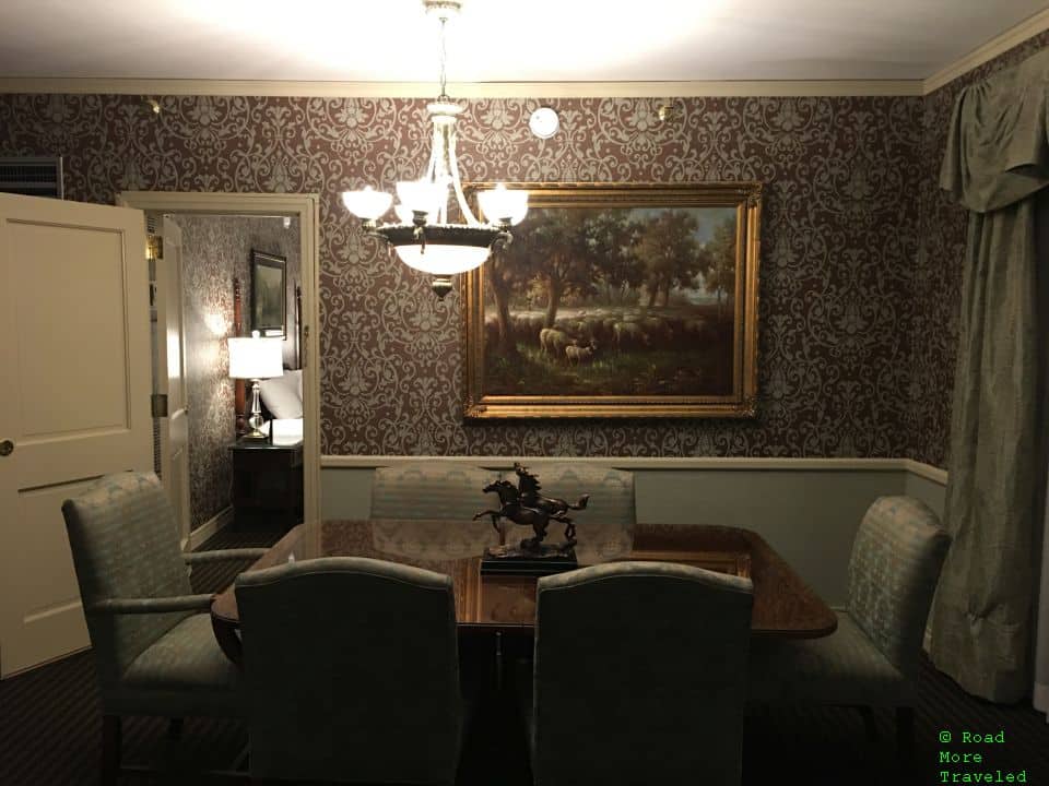 The Brown Hotel Louisville - Luxury Suite living room dining table