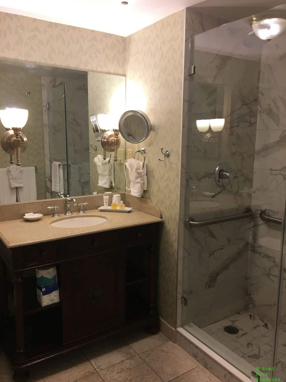 The Brown Hotel Louisville Luxury Suite - first bathroom in bedroom