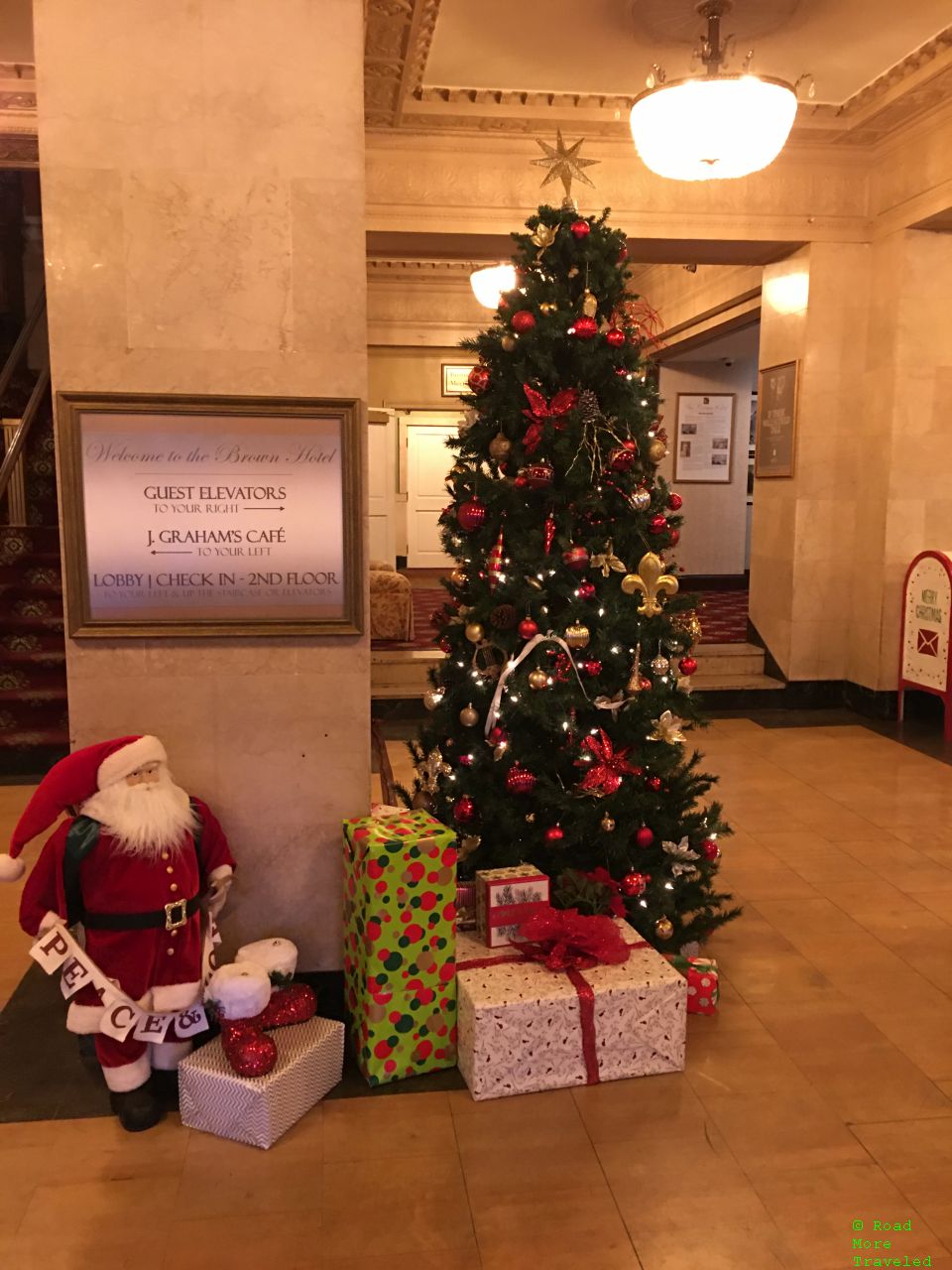 Brown Hotel Louisville Christmas decorations