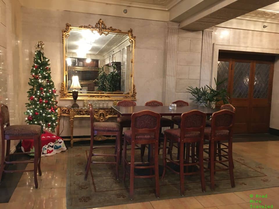 Sitting area, Brown Hotel lobby